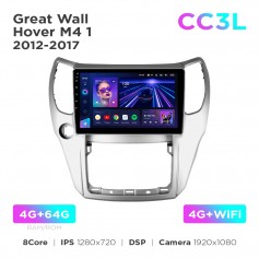 Штатная магнитола Teyes CC3L 4+64 Gb Great Wall Hover M4 1 2012-2017 10"