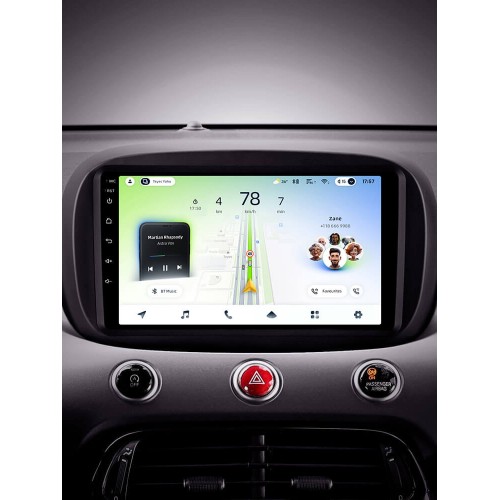 Штатна магнітола Teyes CC4L 4+64 Gb Fiat 500X 2014-2020 9"