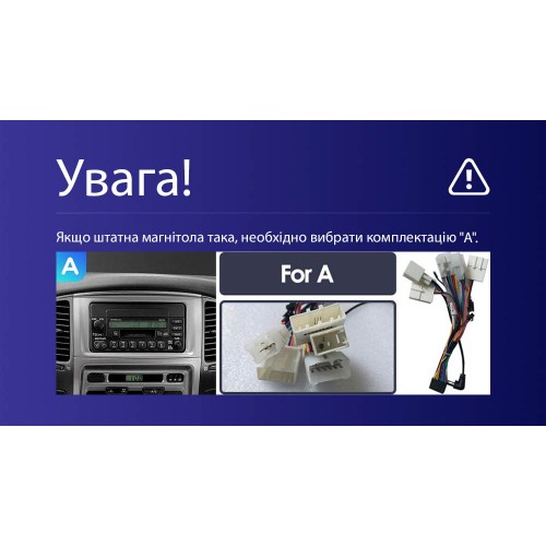 Штатна магнітола Teyes CC4 Pro 2k 12+256 Gb Toyota Land Cruiser LC 100-A 2002-2007 (A) 9"