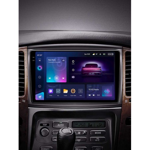 Штатная магнитола Teyes CC3 2k 4+32 Gb Toyota Land Cruiser LC 100-A 2002-2007 (A) 9"