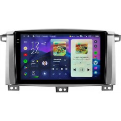 Штатная магнитола Teyes CC4 Pro 2k 8+128 Gb Toyota Land Cruiser LC 100-A 2002-2007 (A) 9"