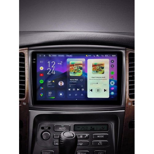 Штатна магнітола Teyes CC4 Pro 2k 12+256 Gb Toyota Land Cruiser LC 100-A 2002-2007 (A) 9"
