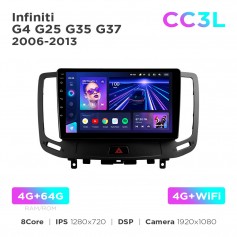 Штатная магнитола Teyes CC3L 4+64 Gb Infiniti G4 G25 G35 G37 2006-2013 9"