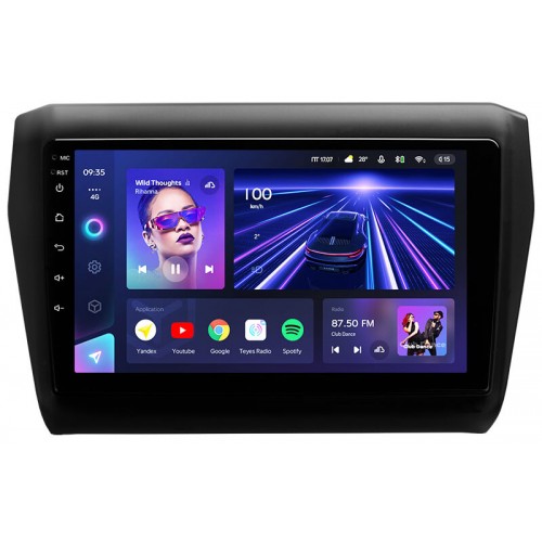 Штатная магнитола Teyes CC3 6+128 Gb 360° Suzuki Swift 5 2016-2020 9"
