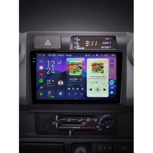 Штатная магнитола Teyes CC4 Pro 2k 8+128 Gb Toyota Land Cruiser 70 Series LC 79 2007-2020 9"