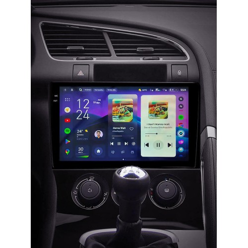 Штатная магнитола Teyes CC4 2k 6+64 Gb Peugeot 3008 1 2009-2016 (F1) 9"