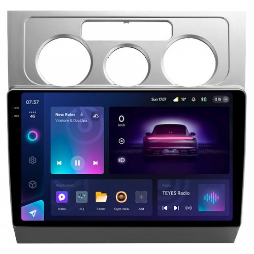 Штатная магнитола Teyes CC3 2k 4+64 Gb Volkswagen Touran 1 2003-2010 (F1) 10"