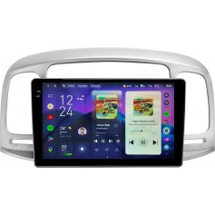 Штатная магнитола Teyes CC4 Pro 2k 8+128 Gb Hyundai Accent 3 2006-2011 9"