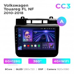 Штатна магнітола Teyes CC3 6+128 Gb 360° Volkswagen Touareg FL NF 2010-2018 (A) 9"