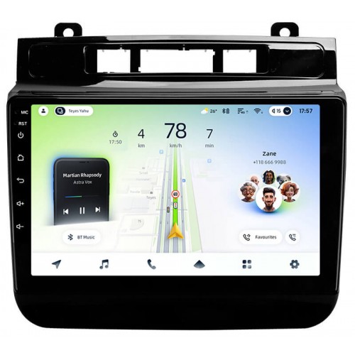 Штатна магнітола Teyes CC4L 6+64 Gb Volkswagen Touareg FL NF 2010-2018 (A) 9"