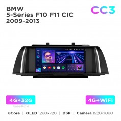 Штатна магнітола Teyes CC3 4+32 Gb BMW 5-Series F10/F11 CIC 2009-2013 9"