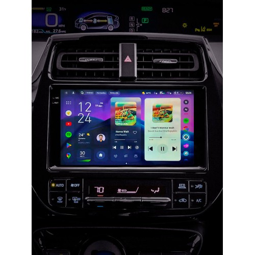 Штатна магнітола Teyes CC4 2k 8+128 Gb Toyota Prius XW50 2015-2020 9"