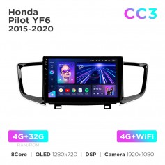 Штатна магнітола Teyes CC3 4+32 Gb Honda Pilot YF6 2015-2020 10"