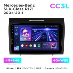 Штатна магнітола Teyes CC3L 4+64 Gb Mercedes-Benz SLK-Class R171 2004-2011 9"