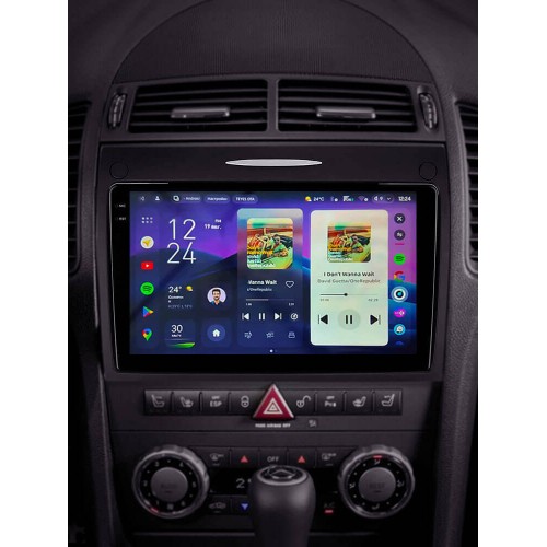 Штатна магнітола Teyes CC4 Pro 2k 8+128 Gb Mercedes-Benz SLK-Class R171 2004-2011 9"