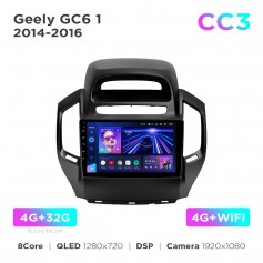 Штатна магнітола Teyes CC3 4+32 Gb Geely GC6 1 2014-2016 9"