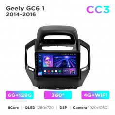 Штатна магнітола Teyes CC3 6+128 Gb 360° Geely GC6 1 2014-2016 9