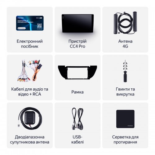 Штатная магнитола Teyes CC4 Pro 2k 8+128 Gb Geely GS 2016-2020 / Emgrand EC7 1 2018-2020 (F1) 9"