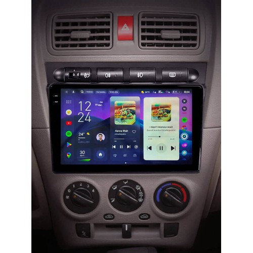 Штатная магнитола Teyes CC4 Pro 2k 12+256 Gb Kia Picanto SA / Morning 2004-2007 9"