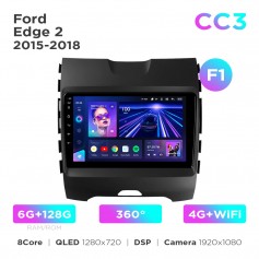 Штатная магнитола Teyes CC3 6+128 Gb 360° Ford Edge 2 2015-2018 (F1) 9