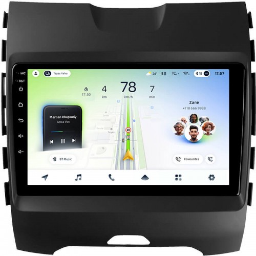 Штатна магнітола Teyes CC4L 4+64 Gb Ford Edge 2 2015-2018 (F1) 9"