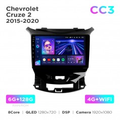 Штатна магнітола Teyes CC3 6+128 Gb Chevrolet Cruze 2 2015-2023 9