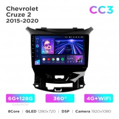 Штатна магнітола Teyes CC3 6+128 Gb 360° Chevrolet Cruze 2 2015-2023 9