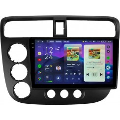 Штатная магнитола Teyes CC4 Pro 2k 8+128 Gb Honda Civic 7 2000-2006 9"