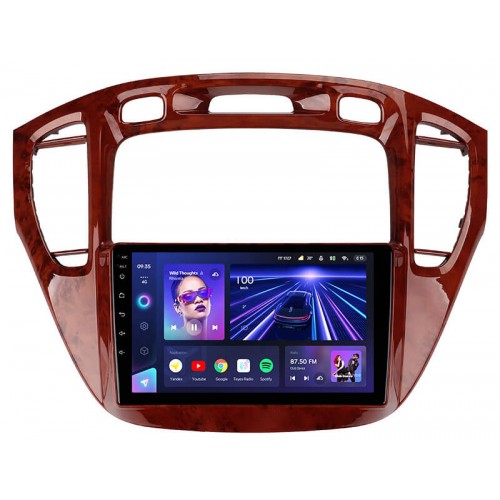 Штатна магнітола Teyes CC3 6+128 Gb 360° Toyota Highlander 1 XU20 2001-2007 9"
