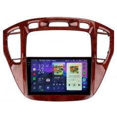 Штатная магнитола Teyes CC4 Pro 2k 8+128 Gb Toyota Highlander 1 XU20 2001-2007 9"