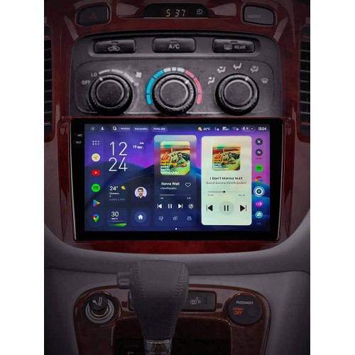 Штатная магнитола Teyes CC4 Pro 2k 8+128 Gb Toyota Highlander 1 XU20 2001-2007 9"