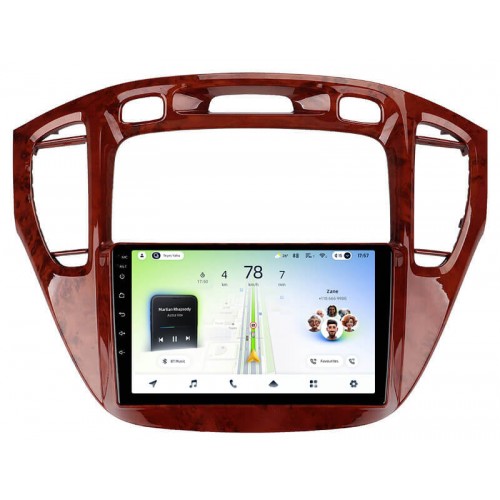Штатна магнітола Teyes CC4L 6+64 Gb Toyota Highlander 1 XU20 2001-2007 9"