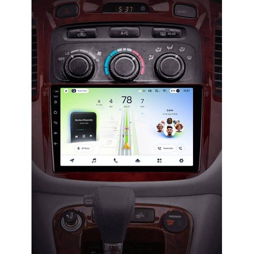 Штатна магнітола Teyes CC4L 6+64 Gb Toyota Highlander 1 XU20 2001-2007 9"