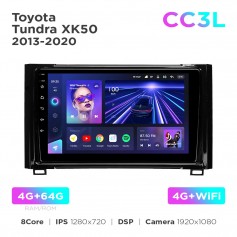 Штатна магнітола Teyes CC3L 4+64 Gb Toyota Tundra XK50 2013-2020 9"