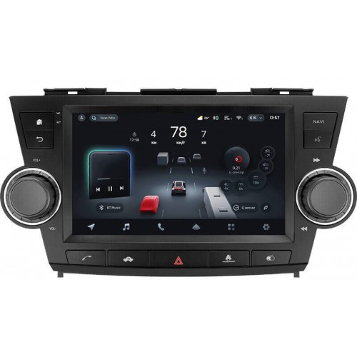Штатна магнітола Teyes CC4 Pro 2k 8+128 Gb Toyota Highlander 2 XU40 2007-2013 (F3) 9"