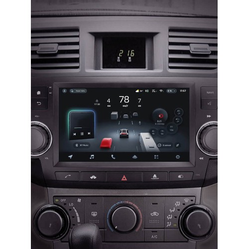 Штатна магнітола Teyes CC4 Pro 2k 8+128 Gb Toyota Highlander 2 XU40 2007-2013 (F3) 9"