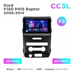 Штатная магнитола Teyes CC3L 4+64 Gb Ford F150 P415 Raptor 2008-2014 (F2) 9"