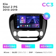 Штатна магнітола Teyes CC3 6+128 Gb 360° Kia Soul 2 PS 2013-2019 (B) 9