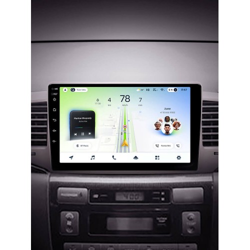 Штатная магнитола Teyes CC4L 6+64 Gb Toyota Corolla 9 E120 2004-2006 9"