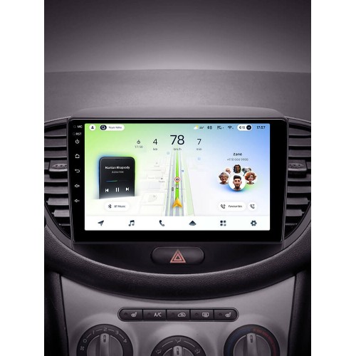 Штатная магнитола Teyes CC4L 6+64 Gb Hyundai i10 2007-2013 9"