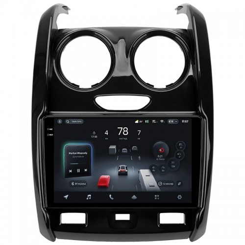 Штатная магнитола Teyes CC4 Pro 2k 8+128 Gb Renault Duster 2015-2021 / LADA Largus 2021 (F2) 9"