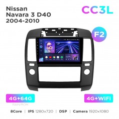 Штатна магнітола Teyes CC3L 4+64 Gb Nissan Navara 3 D40 2004-2010 (F2) 9"