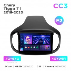 Штатна магнітола Teyes CC3 4+64 Gb Chery Tiggo 7 1 2016-2020 (F2) 10"