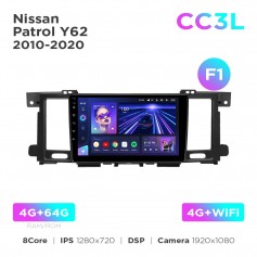 Штатная магнитола Teyes CC3L 4+64 Gb Nissan Patrol 6 Y62 2010-2020 (F1) 9"