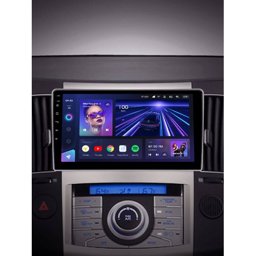 Штатна магнітола Teyes CC3 2k 4+64 Gb Hyundai Veracruz ix55 (1 Din) 2006-2015 9"