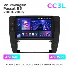 Штатная магнитола Teyes CC3L 4+64 Gb Volkswagen Passat B5 2000-2005 9"