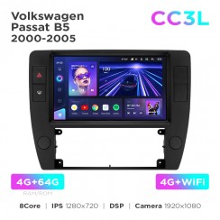 Штатна магнітола Teyes CC3L 4+64 Gb Volkswagen Passat B5 2000-2005 9"