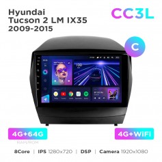 Штатна магнітола Teyes CC3L 4+64 Gb Hyundai Tucson 2 LM IX35 2009-2015 (C) 9"