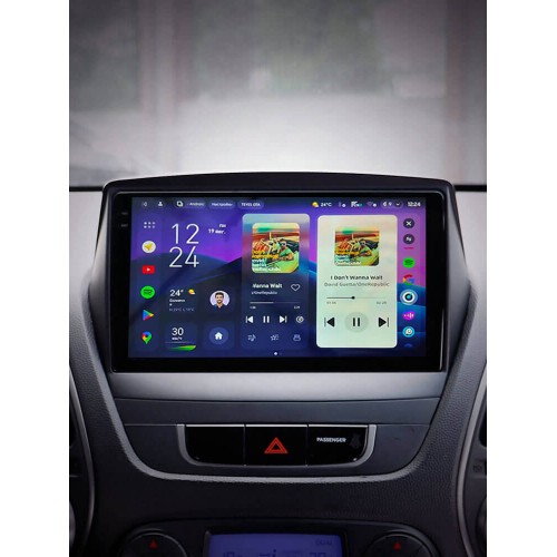 Штатная магнитола Teyes CC4 Pro 2k 12+256 Gb Hyundai Tucson 2 LM IX35 2009-2015 (C) 9"