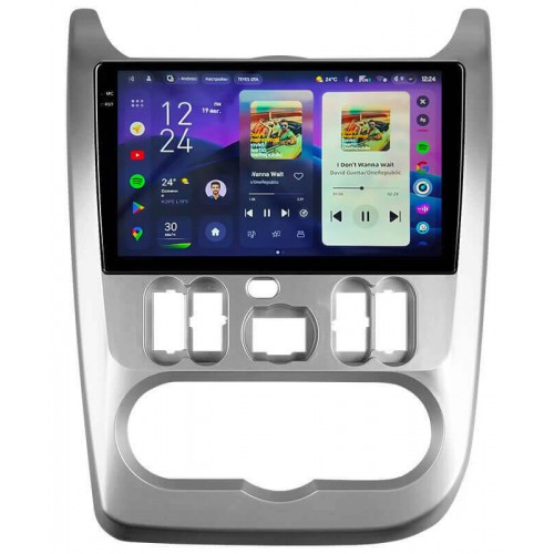 Штатна магнітола Teyes CC4 Pro 2k 12+256 Gb Renault Logan 1 2010-2016 (CAN BUS) 9"